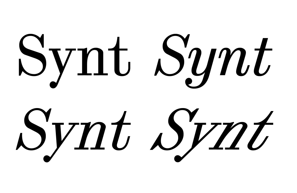 Synt Typeface